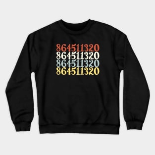 864511320 Anti Trump 45th President Crewneck Sweatshirt